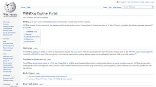 
                            10. WiFiDog Captive Portal - Wikipedia