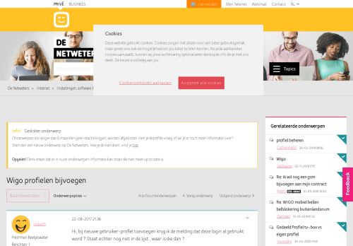 
                            12. Wigo profielen bijvoegen - De Netweters