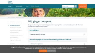 
                            5. Wijzigingen doorgeven - Uw gegevens wijzigen - Dela