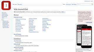 
                            7. Wiki Journal Club