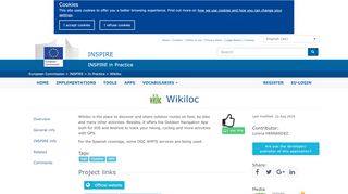 
                            11. Wikiloc | INSPIRE in Practice