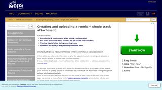 
                            7. wikiloops Wissen: Creating and uploading a remix + single track ...