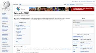 
                            12. Wikipedia:MTC! - Wikipedia