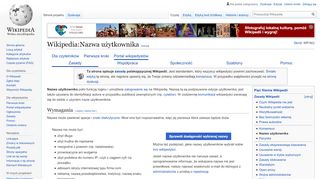 
                            12. Wikipedia:Nazwa użytkownika – Wikipedia, wolna encyklopedia