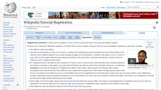 
                            7. Wikipedia:Tutorial/Registration - Wikipedia