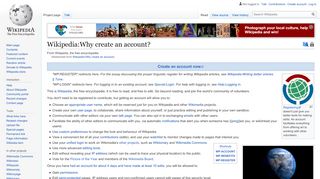 
                            13. Wikipedia:Why create an account? - Wikipedia