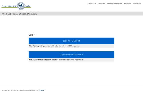 
                            1. Wikis FU-Berlin: Log In