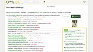 
                            6. WikiTree Genealogy | WikiTree FREE Family Tree