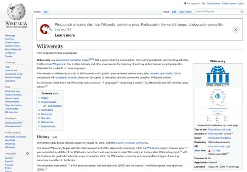 
                            8. Wikiversity – Wikipedia