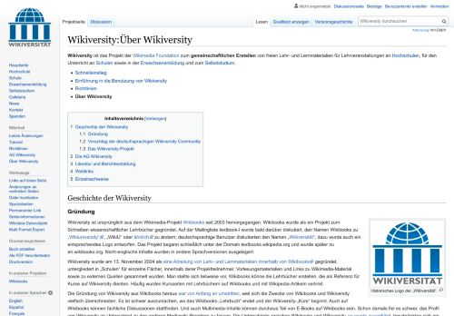 
                            6. Wikiversity:Über Wikiversity – Wikiversity