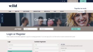 
                            10. Wild Recruitment | Job Portal Login or Register