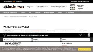 
                            10. WILDCAT FX700 - 1 Auflistung | Tractor-House.de - Alle Ausgaben ...