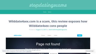 
                            8. Wilddate4sex.com is a scam, this review exposes how Wilddate4sex ...