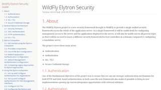 
                            8. WildFly Elytron Security - WildFly Documentation