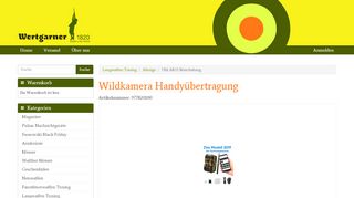 
                            12. Wildkamera Händyübertragung | Wertgarner 1820