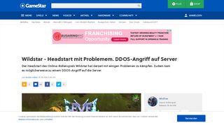 
                            11. Wildstar - Headstart mit Problemem. DDOS-Angriff auf Server ...