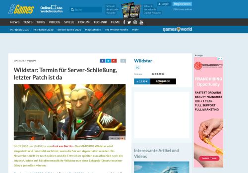 
                            7. Wildstar: Termin für Server-Schließung, letzter Patch ist da - PC Games