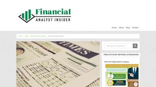 
                            9. Wiley CFA Exam Review - Financial Analyst Insider