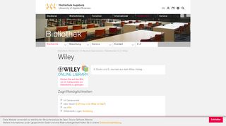 
                            8. Wiley - Hochschule Augsburg
