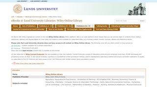 
                            10. Wiley Online Library - eBooks @ Lund University Libraries ...