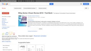 
                            13. Wiley Series 3 Exam Review 2016 + Test Bank: The National ...