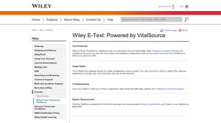 
                            5. Wiley: Wiley E-Text: Powered by VitalSource