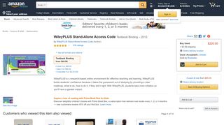 
                            12. WileyPLUS Stand-Alone Access Code - Amazon.com