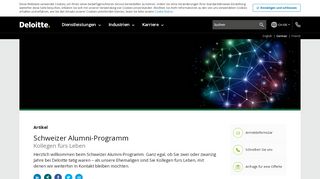 
                            5. Wilkommen auf der Alumni Web-Seite | Deloitte Schweiz | Über ...