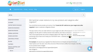 
                            11. Will Cart2Cart create redirects to my new products and categories after ...