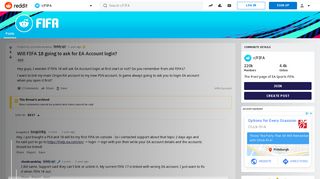
                            13. Will FIFA 18 going to ask for EA Account login? : FIFA - Reddit