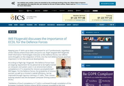 
                            10. Will Fitzgerald discusses the importance of ECDL for the Defence Forces