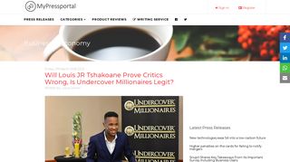 
                            12. Will Louis JR Tshakoane Prove Critics Wrong, Is Undercover ...