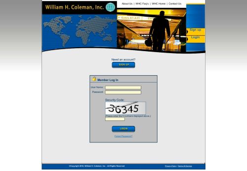
                            4. William H. Coleman, Inc. Member Log In