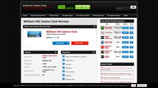 
                            8. William Hill Casino Club for Android - Review and Bonus info