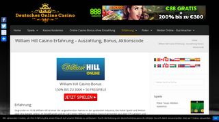 
                            11. William Hill Casino Erfahrung - Deutsches Online Casino