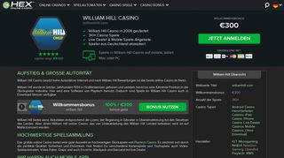 
                            6. William Hill Casino Übersicht 2018 • €300 ... - Online Casino HEX