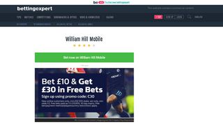 
                            12. William Hill Mobile - How To Download & Use The William Hill App