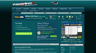 
                            7. William Hill Poker Non ci Piace Per il Poker Online c'è di meglio