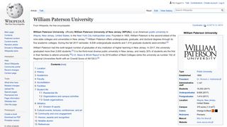 
                            9. William Paterson University - Wikipedia