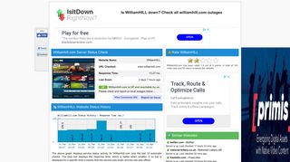 
                            5. Williamhill.com - Is WilliamHILL Down Right Now?