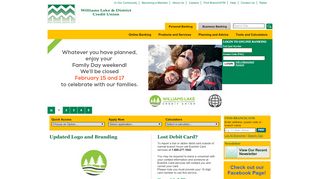 
                            2. Williams Lake and District Credit Union - Personal