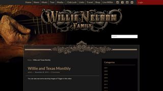 
                            13. Willie and Texas Monthly | Club Luck - WillieNelson.com
