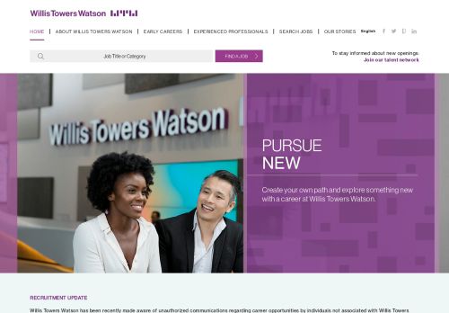 
                            8. Willis Towers Watson Careers | We see your potential everywhere