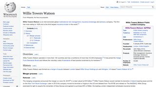 
                            9. Willis Towers Watson - Wikipedia