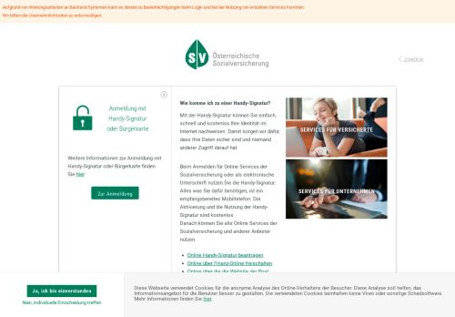 
                            3. Willkommen am Portal der österreichischen Sozialversicherung