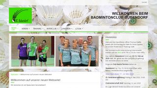 
                            12. Willkommen auf unserer neuen Webseite! - BC Bubendorf