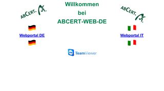 
                            4. Willkommen bei ABCERT-WEB-DE Webportal DE Webportal IT