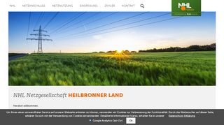 
                            9. Willkommen bei der NHL - Netzgesellschaft Heilbronner Land GmbH