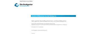 
                            3. Willkommen bei der Stuttgarter