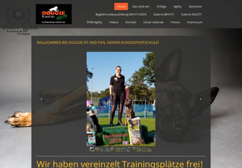 
                            13. Willkommen bei doggie fit and fun, deiner Hundesportschule! - doggie ...